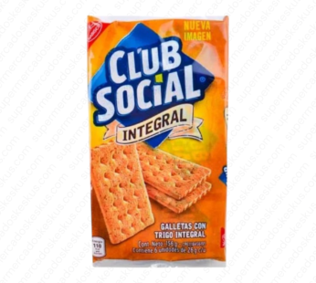 Galleta Club Social Integral PQT 6 UND