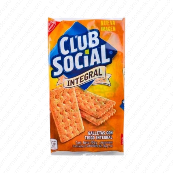 Galleta Club Social Integral PQT 6 UND